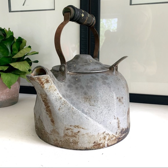 ❤️ANTIQUE FARMHOUSE❤️6qt. Wagner Ware SIDNEY Tea Kettle❤️ORIGINAL CONDITION - Picture 2 of 12